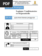 Travaux Pratiques: Logique Combinatoire Et Séquentielle