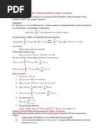 12.12 Solution of PDE by Laplace Transform: T S T X W L S X W DT T X W e T X W L