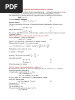 X X L X X U U C U T L U T U: 12.3 Solution of One-Dimensional Wave Equation