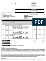 Factura I Ingreso CJBJ26428: Regimen Fiscal No. Serie Del CSD