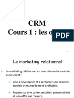 Cours CRM Contenu 1 Syllabus 2012