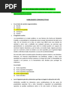 Examen de Recuperación Centro Pre 2023 - I: Habilidades Comunicativas