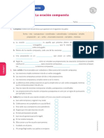 La Oración Compuesta: Ficha de Refuerzo