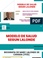 Modelo de Salud Segun Lalonde