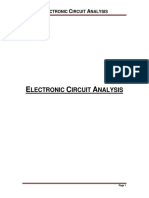 Electronic Circuit - Analysis