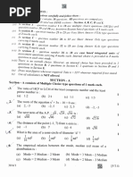 Delhi Maths (Standard) - Set