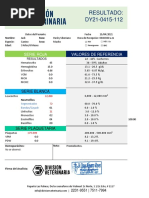 Resultado: DY21-0415-112: Serie Roja Valores de Referencia