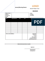 Hospital Invoice