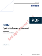 Quick Reference Manual: Amlogic Internal Only!