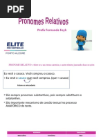 Pronomes Relativos