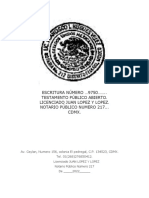 Formato de Testamento Público Abierto