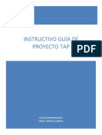 Guía de Proyecto TAP 2021 Instructivo