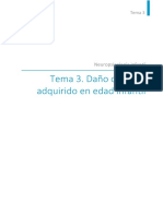 Tema 3. Daño Cerebral Adquirido en Edad Infantil