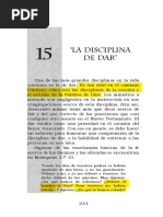 La Disciplina de Dar