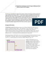 Chem Lab Report On Enthalpy Value of CuSo4 and ZN Reaction