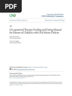 Occupational Therapy Feeding and Eating Manual For Parents of Children With Oral Motor Deficits