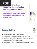 Discussion 02 - The Role of English in International Corporate Communication 