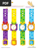 Telling Time Play Watches 1