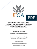 Síndrome de Psicosis Atenuada, Un Diagnóstico Controvertido