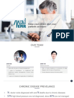 Pitch Deck of A Medical Software For Clinics