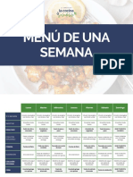 Menu de Una Semana