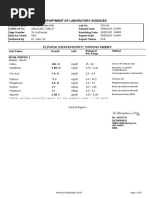 Department of Laboratory Sciences: Clinical Biochemistry/ Immuno Asssay