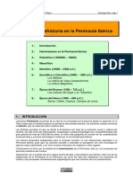 Prehistoria en La Península Ibérica: Tema 1