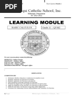 Learning Module: Malasiqui Catholic School, Inc