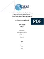 Universidad Especializada de Las Americas Extensión Universitaria de Veraguas Facultad de Ciencias Médicas Y Clínicas