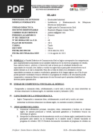 Silabo Ingles para La Comunicación Oral - 2023 - I