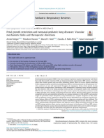 Restrição Do Crescimento Fetal e Doenças Pulmonares Neonatais Pediátricas