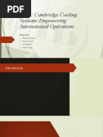 Caso: Cambridge Cooling Systems:Empowering International Operations