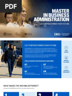 IMD MBA Brochure