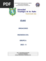 Silabo Ic 2022-Ii Irrigaciones Grupo A