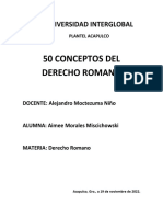 50 Conceptos Del Derecho Romano