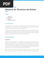 Glosario de Términos Del Anime - Granada Freak