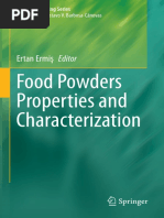 Food Powders Properties and Characterization: Ertan Ermiş Editor