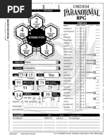 Ficha - Ordem - Paranormal - Gal Calamidade