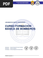 Curso Formación Básica de Bomberos: Lineamientos para El Participante