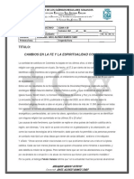 Titulo:: Cambios en La Fe Y La Espiritualidad Colombiana