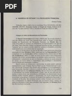 A " Nobreza de Estado EA Revolução Francesa: Barbara Freitag