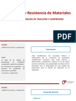 Elasticidad y Resistencia de Materiales: Unidad 1: Análisis de Tracción Y Compresión