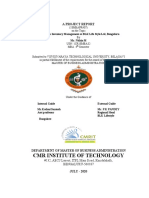 CMR Institute of Technology: A Project Report