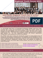 APFSD 2023 Youth Call To Action