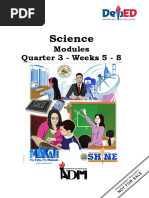 Modules Quarter 3 - Weeks 5 - 8: Science