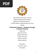 Production of Phenol