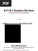 IG Chemistry Reversible Reactions and Equilibrium