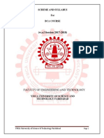 Bca Scheme and Syllabus