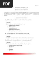 Procesos Industriales: Semana 1