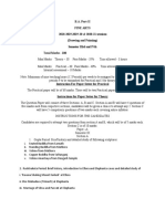 B.A. Part-Ii Fine Arts 2018-2019,2019-20 & 2020-21 Sessions (Drawing and Painting) Semester Iiird and Ivth Total Marks - 100